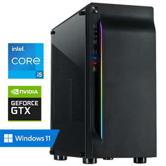 Intel Core i5 met GeForce GTX 1650 - 16GB RAM - 500GB SSD - WiFi - Bluetooth - Windows 11 Pro