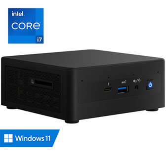 Intel NUC Core i7 - 16GB RAM - 500GB SSD - WiFi - Bluetooth - Windows 11 Pro