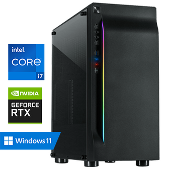 Intel Core i7 met GeForce RTX 3060 - 16GB RAM - 500GB SSD - WiFi - Bluetooth - Windows 11 Pro