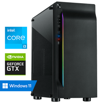 Intel Core i3 met GeForce GTX 1650 - 16GB RAM - 500GB SSD - WiFi - Bluetooth - Windows 11 Pro