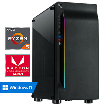 AMD Ryzen 5 met Radeon RX Vega 7 - 16GB RAM - 500GB SSD - WiFi - Bluetooth - Windows 11 Pro