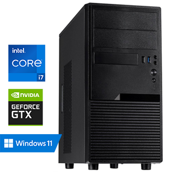 Intel Core i7 met GeForce GTX 1650 desktop PC samenstellen (aanbevolen voor grafische toepassingen)