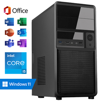 Intel Core i5 - 16GB RAM - 1000GB SSD - WiFi - Bluetooth - Windows 11 Pro - Office 2021 (Word, Excel, Powerpoint, Outlook)