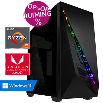 AMD Ryzen 5 met Radeon RX Vega 7 - 16GB RAM - 500GB SSD - WiFi - Bluetooth - Windows 11 Pro