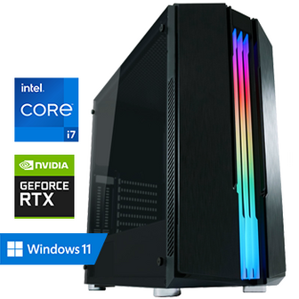 Intel Core i7 met GeForce RTX 4070 - 32GB RAM - 1000GB SSD - WiFi - Bluetooth - Windows 11 Pro