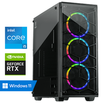 Intel Core i5-F (Watergekoeld) met GeForce RTX 3060 - 32GB RAM - 1000GB SSD - WiFi - Bluetooth - Windows 11 Pro