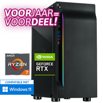AMD Ryzen 7 met GeForce RTX 4060 - 32GB RAM - 1000GB SSD - WiFi - Bluetooth - OP=OP!