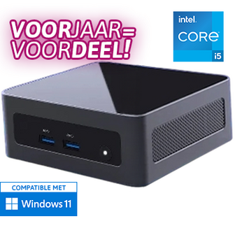 NUC Mini PC - Intel Core i5 1340P - 16GB RAM - 1000GB SSD - WiFi - Bluetooth - USB-C - 2x HDMI