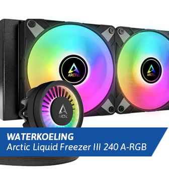 Intel Core i7 12700KF (Watergekoeld) met GeForce RTX 5060 - 32GB RAM - 1000GB SSD - WiFi - Bluetooth - COOLER MASTER