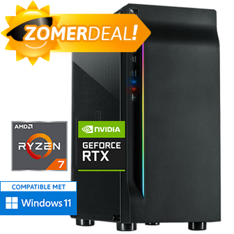 AMD Ryzen 7 met GeForce RTX 4060 - 32GB RAM - 1000GB SSD - WiFi - Bluetooth - OP=OP!