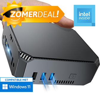 NUC Mini PC - Intel N100 - 16GB RAM - 1000GB SSD - WiFi - Bluetooth - 2x HDMI