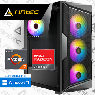 AMD Ryzen 7 8700F met Radeon RX 9070 - 32GB DDR5 RAM - 1000GB SSD - WiFi - Bluetooth - ANTEC