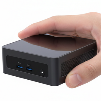 Core i5 Mini PC compleet met WiFi + Bluetooth + Windows 11 Pro + Office 2024 (Word, Excel, Powerpoint, Outlook)