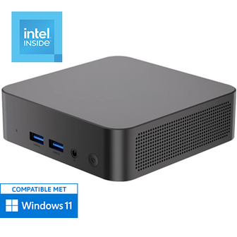 NUC Mini PC - Intel N150 - 16GB RAM - 500GB SSD - WiFi - Bluetooth - USB-C - 2x HDMI