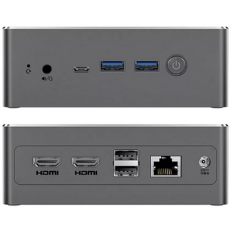 NUC Mini PC - Intel N150 - 16GB RAM - 500GB SSD - WiFi - Bluetooth - USB-C - 2x HDMI