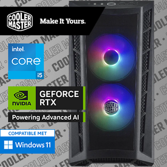 Intel Core i5 12400F met GeForce RTX 5060 - 32GB RAM - 1000GB SSD - WiFi - Bluetooth - COOLER MASTER
