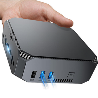 Mini PC compleet met WiFi + Bluetooth + Windows 11 Pro + Office 2024 (Word, Excel, Powerpoint, Outlook)