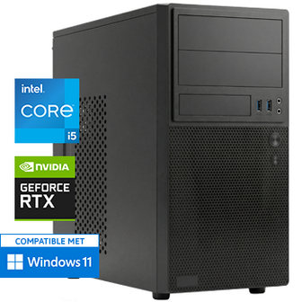 Intel Core i5 12400F met GeForce RTX 3050 - 32GB RAM - 1000GB SSD - WiFi - Bluetooth