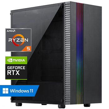 AMD Ryzen 5 met GeForce RTX 3060 - 32GB RAM - 960GB SSD - WiFi - Bluetooth - Windows 11 Pro