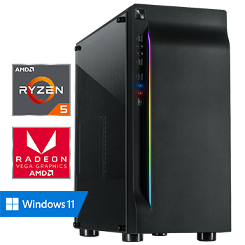 AMD Ryzen 5 met Radeon RX Vega 7 - 16GB RAM - 500GB SSD - WiFi - Bluetooth - Windows 11 Pro