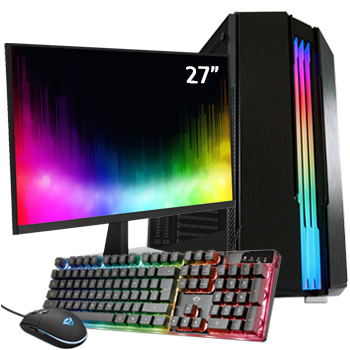bewondering rand Begrip Intel Core i5 met GeForce RTX 3050 (Game PC set inclusief Toetsenbord, Muis  en 27 inch Monitor) - COMPUTERGIGANT