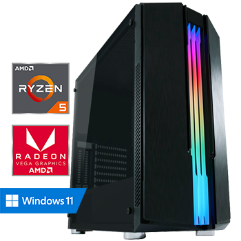 AMD Ryzen 5 met Radeon RX Vega 7 - 16GB RAM - 500GB SSD - WiFi - Bluetooth - Windows 11 Pro