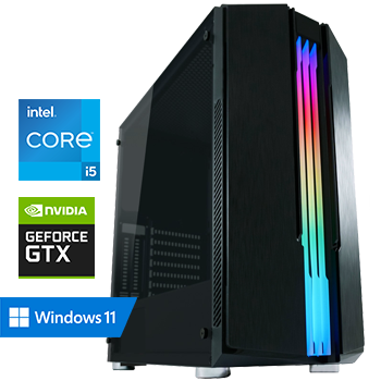 Intel Core i5-F met GeForce GTX 1650 - 16GB RAM - 500GB SSD - WiFi - Bluetooth - Windows 11 Pro