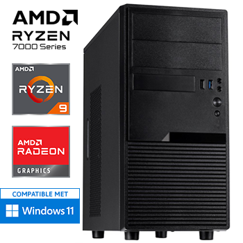 AMD Ryzen 9 7900 - 64GB RAM - 2000GB SSD - WiFi - Bluetooth