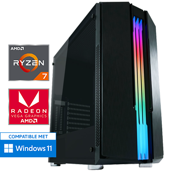 AMD Ryzen 7 met Radeon RX Vega 8 - 16GB RAM - 500GB SSD - WiFi - Bluetooth
