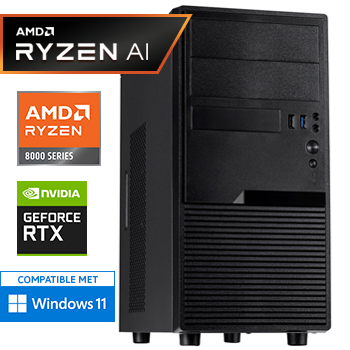 AMD Ryzen 7 8700F met GeForce RTX 4060 - 32GB DDR5 RAM - 1000GB SSD - WiFi - Bluetooth