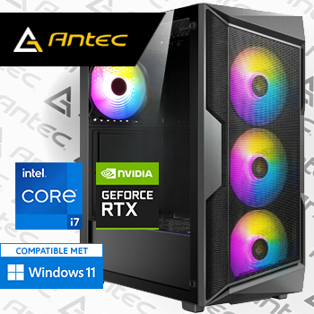 Intel Core i7 12700F met GeForce RTX 3050 - 32GB RAM - 1000GB SSD - WiFi - Bluetooth - ANTEC
