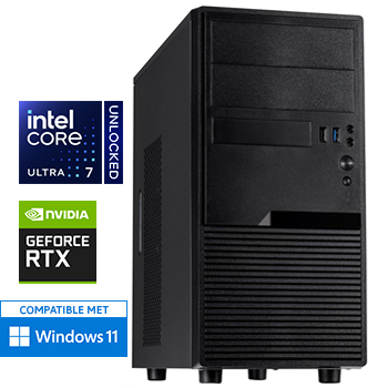 Intel Core Ultra 7 265KF (Watergekoeld) met GeForce RTX 3050 - 64GB DDR5 RAM - 2000GB SSD - WiFi - Bluetooth