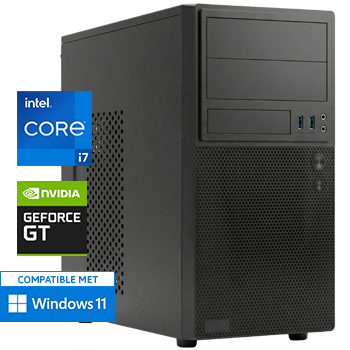 Intel Core i7 12700F met GeForce GT 730 - 4x HDMI - 32GB RAM - 1000GB SSD - WiFi - Bluetooth