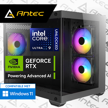 Intel Core Ultra 9 285KF (Watergekoeld) met GeForce RTX 5070 - 32GB DDR5 RAM - 1000GB SSD - WiFi - Bluetooth - ANTEC