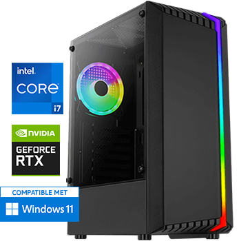 Intel Core i7 met GeForce RTX 5050 - 32GB RAM - 1000GB SSD - WiFi - Bluetooth