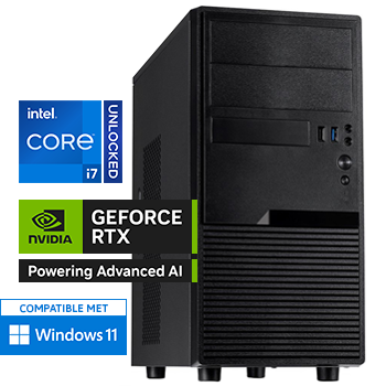Intel Core i7 14700KF (Watergekoeld) met GeForce RTX 5050 - 64GB DDR5 RAM - 2000GB SSD - WiFi - Bluetooth
