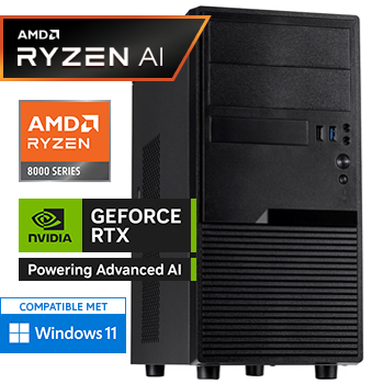 AMD Ryzen 7 8700F met GeForce RTX 5050 - 32GB DDR5 RAM - 1000GB SSD - WiFi - Bluetooth
