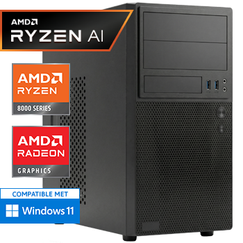 AMD Ryzen 7 8700G met Radeon 780M - 64GB DDR5 RAM - 2000GB SSD - WiFi - Bluetooth