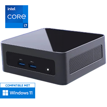 Mini PC - Intel Core i7 12700H - 16GB RAM - 1000GB SSD - WiFi - Bluetooth - USB-C - 2x HDMI