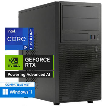 Intel Core i9 14900KF (Watergekoeld) met GeForce RTX 5060 - 64GB DDR5 RAM - 2000GB SSD - WiFi - Bluetooth