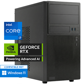 Intel Core i7 12700F met GeForce RTX 5060 - 32GB RAM - 1000GB SSD - WiFi - Bluetooth
