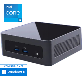 Mini PC - Intel Core i5 12450H - 16GB RAM - 512GB SSD - WiFi - Bluetooth - USB-C - 2x HDMI